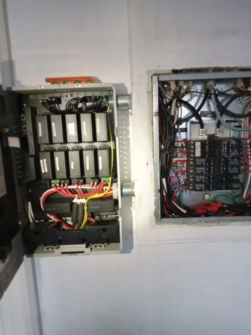 Electrical panel upgrade completed for Ring Doorbell Installation in Rockfish